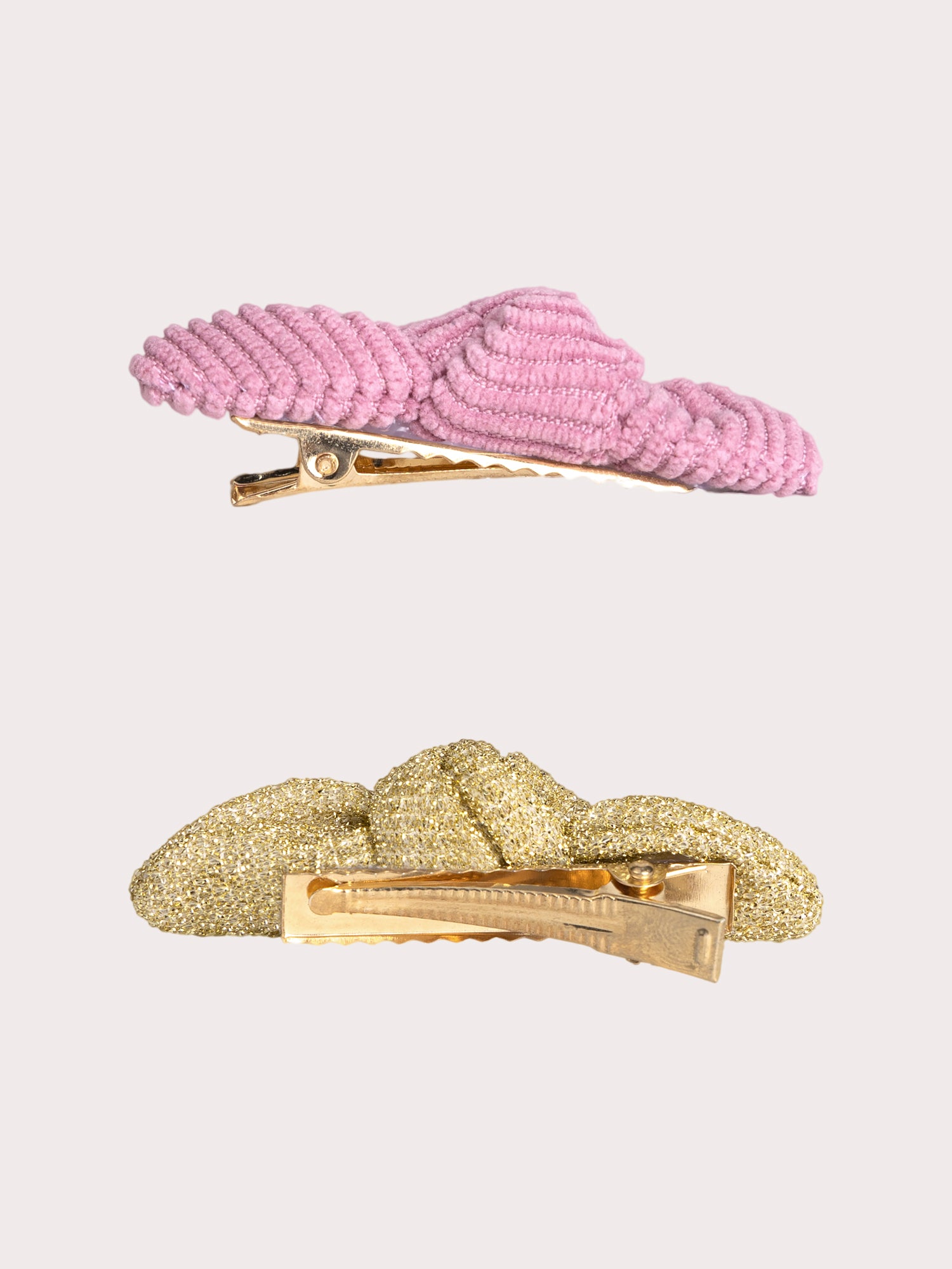 Set of 3 bow hair clips for girls