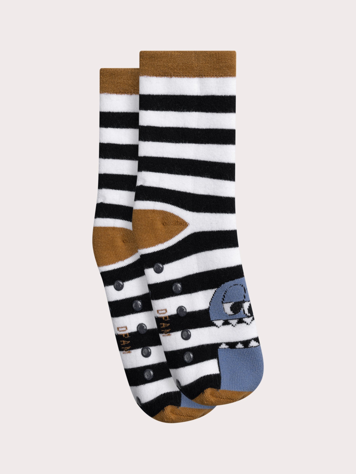 Warm anti-slip striped socks for boys