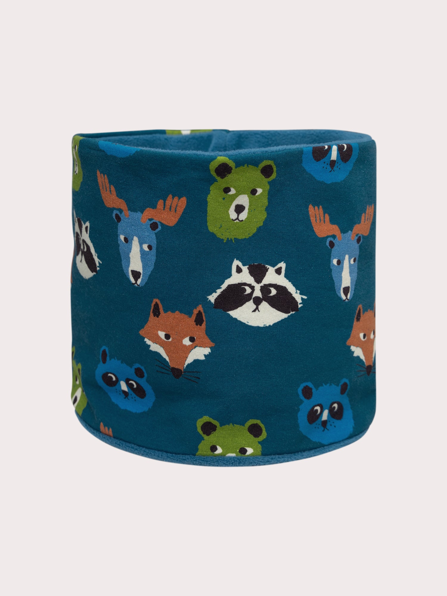 Blue Snood with Pattern for Boy