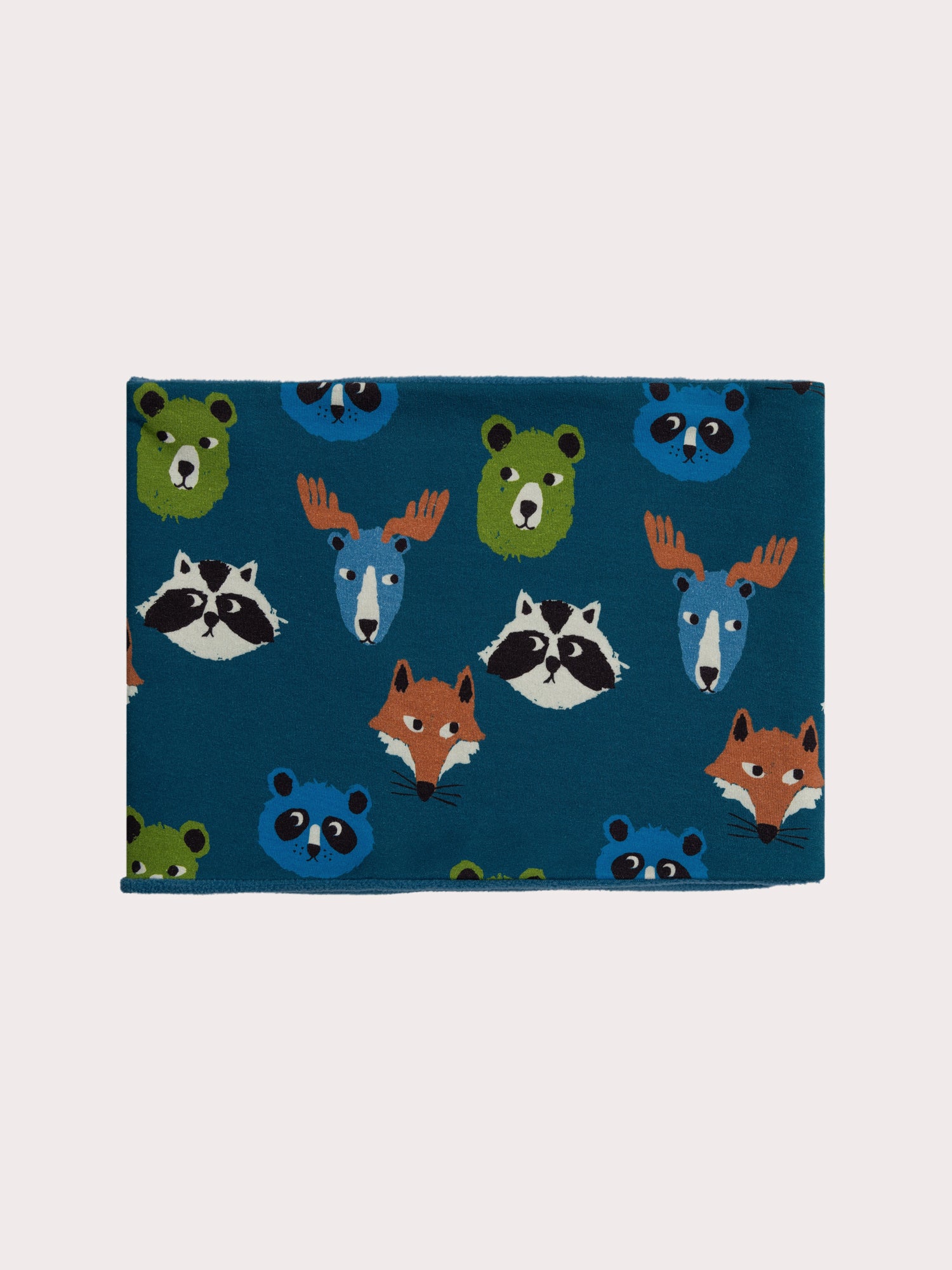 Blue Snood with Pattern for Boy