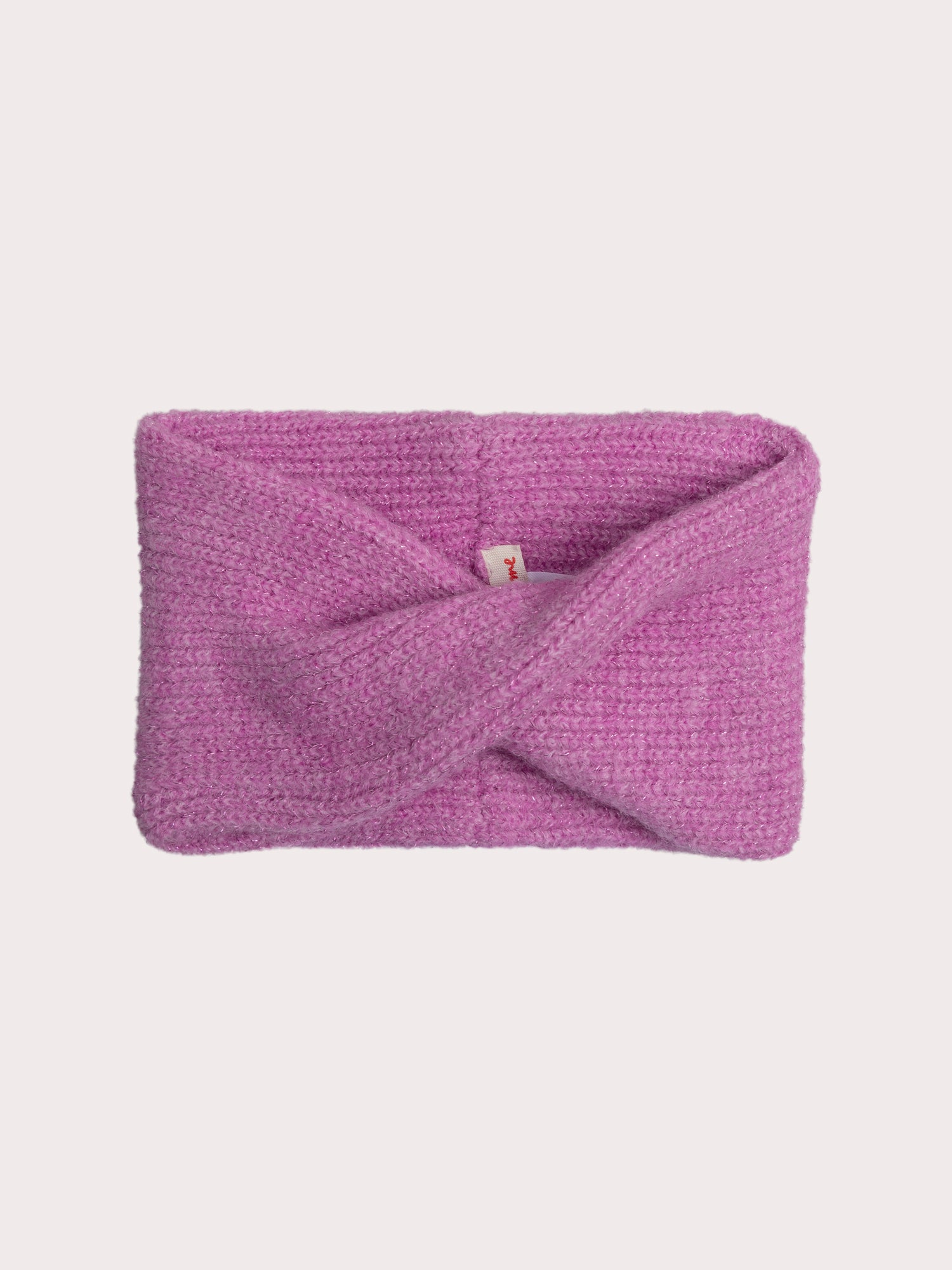 Purple Glitter Snood for Baby Girl