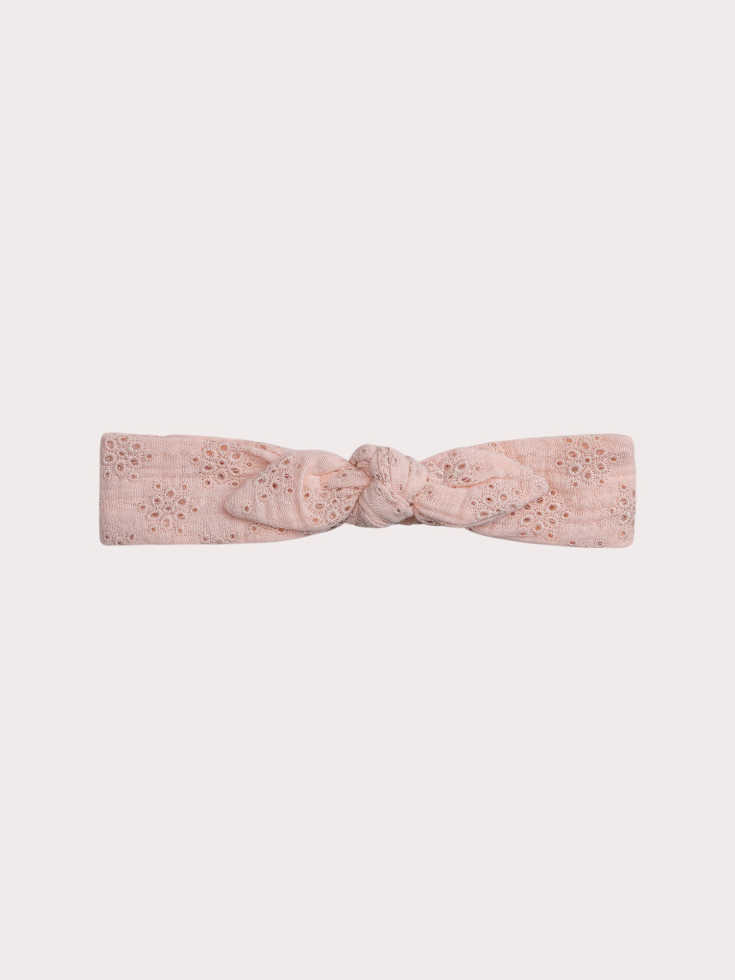 Embroidered pink headband for baby girl