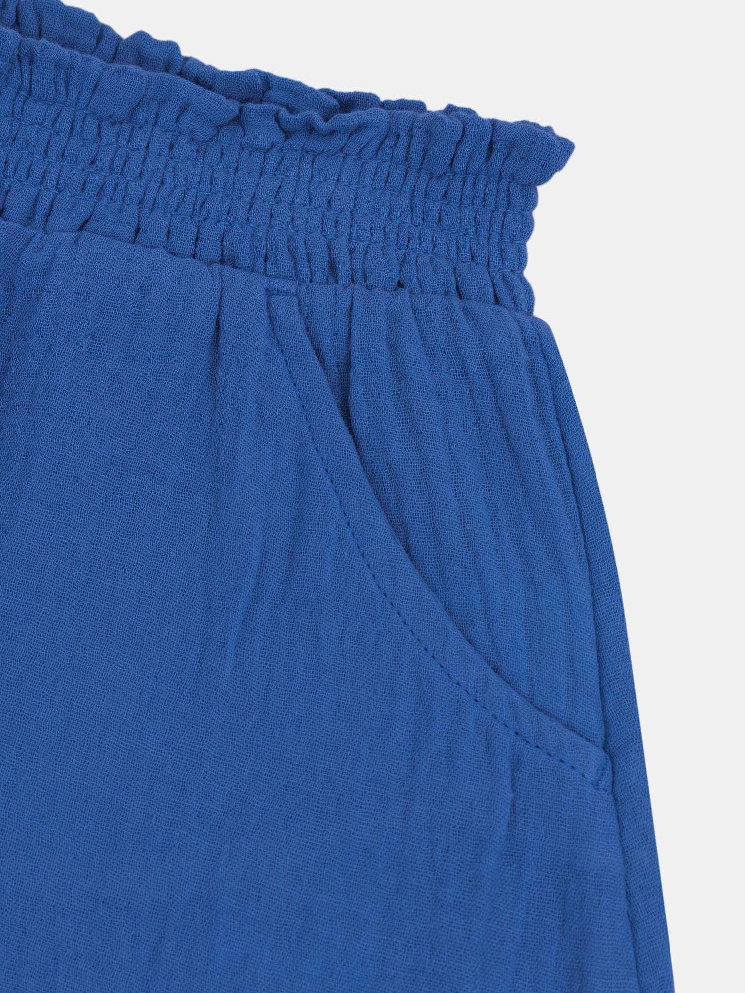 Dark blue shorts with pockets for girls