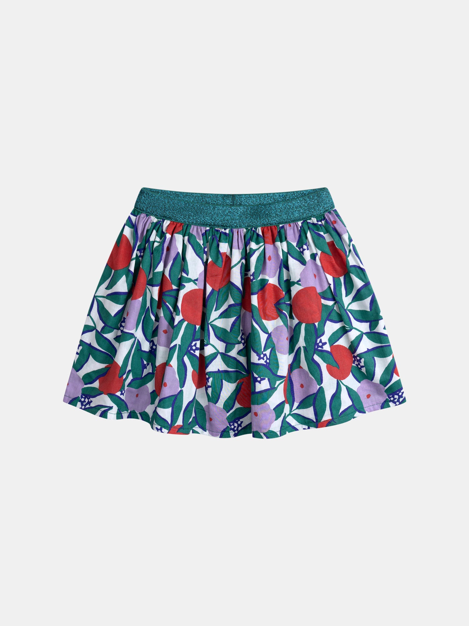 Reversible floral print skirt for girls