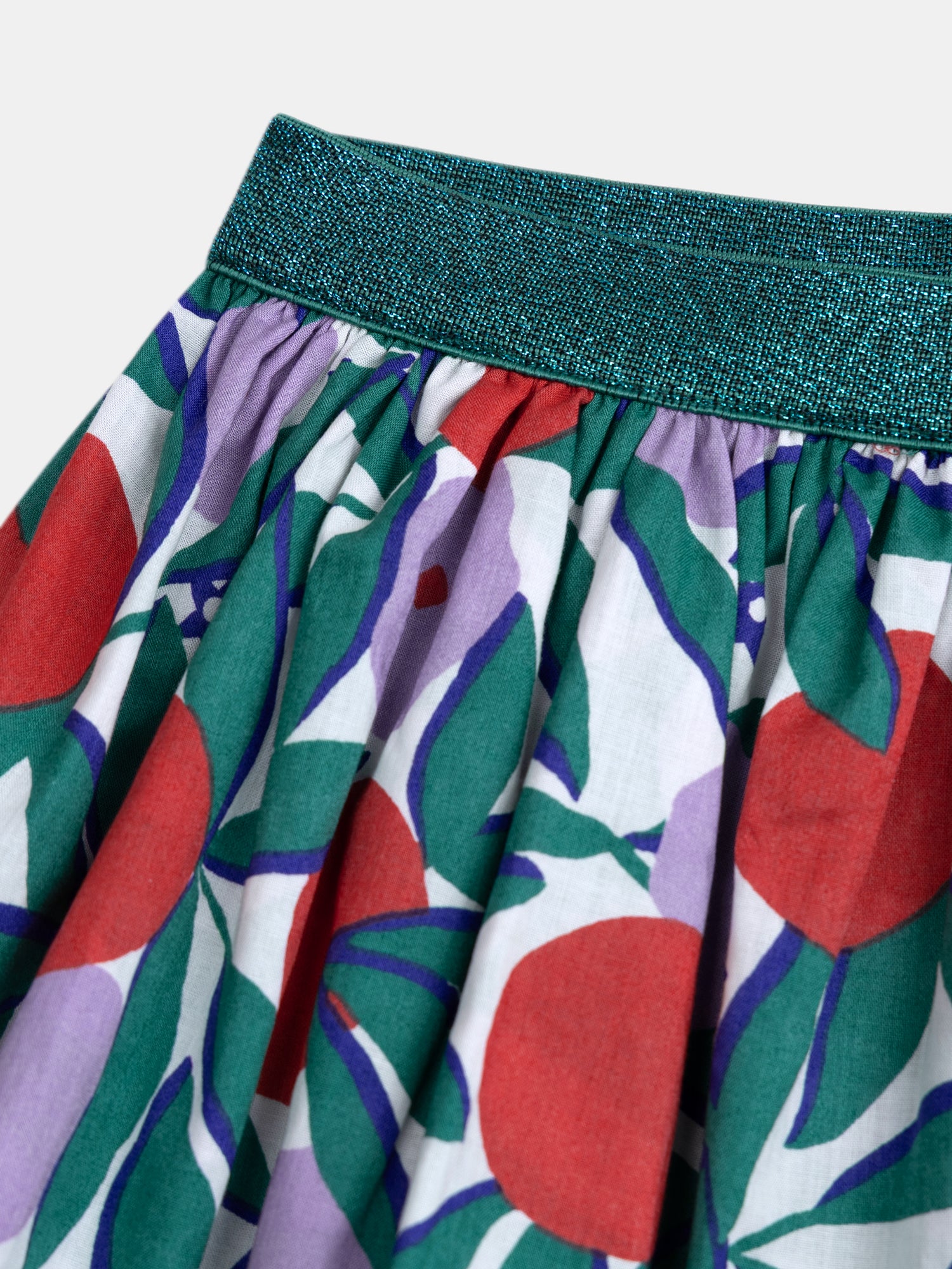 Reversible floral print skirt for girls