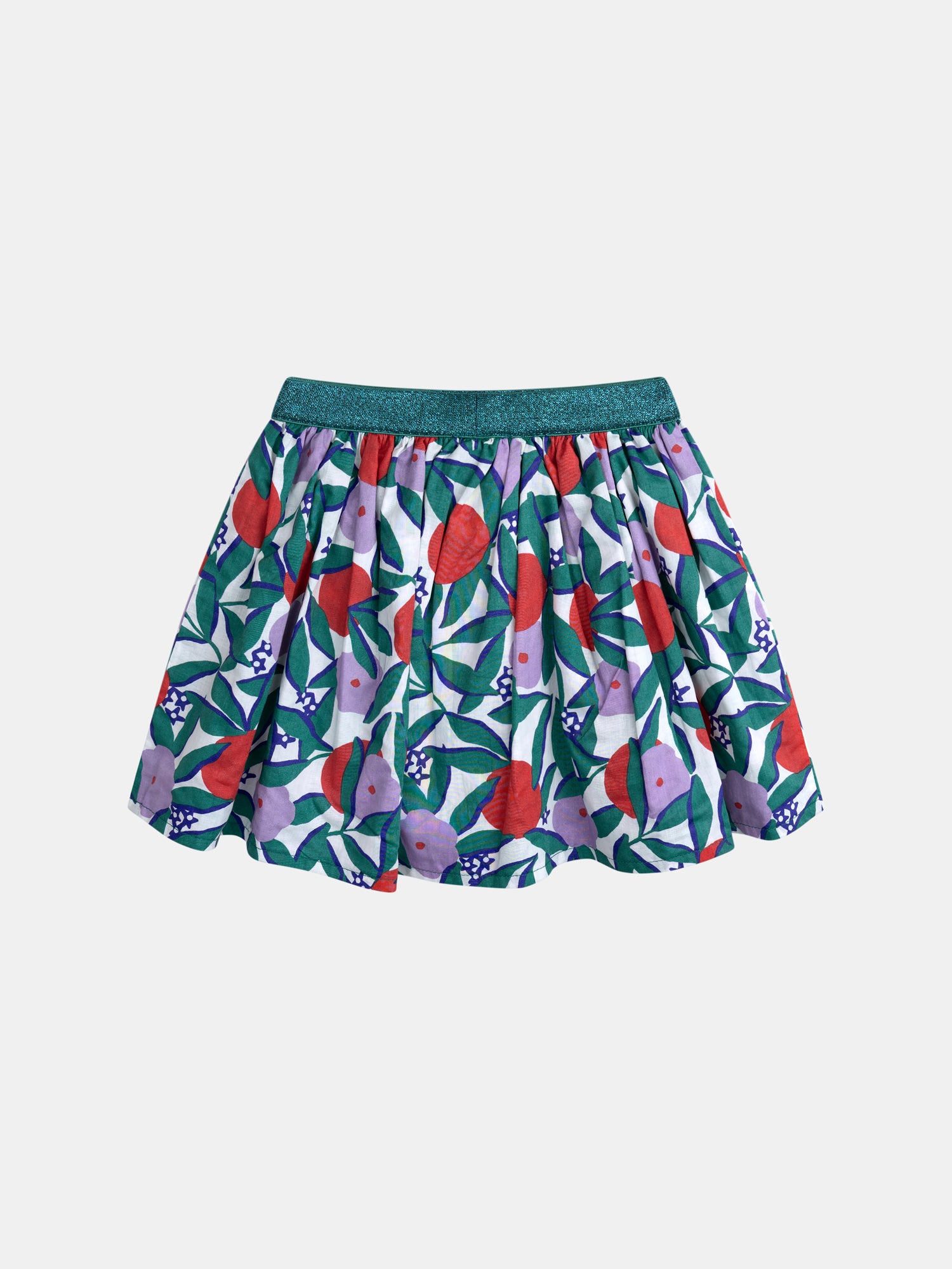 Reversible floral print skirt for girls