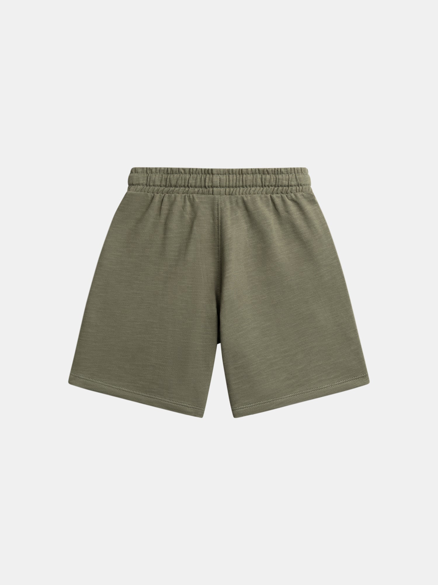Khaki shorts with sun animation pockets for boys
