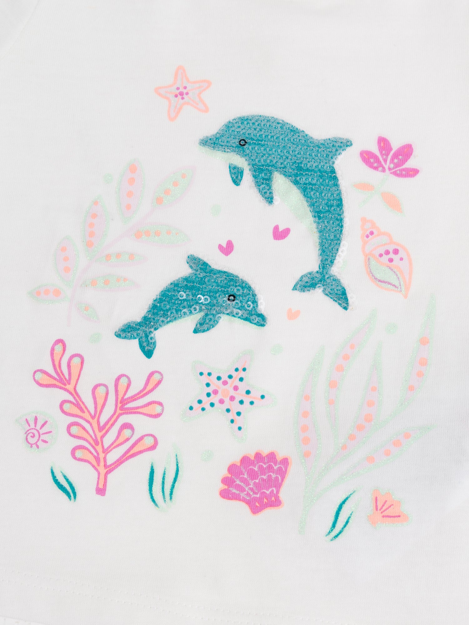 Tee Shirt Manches Courtes Ecru