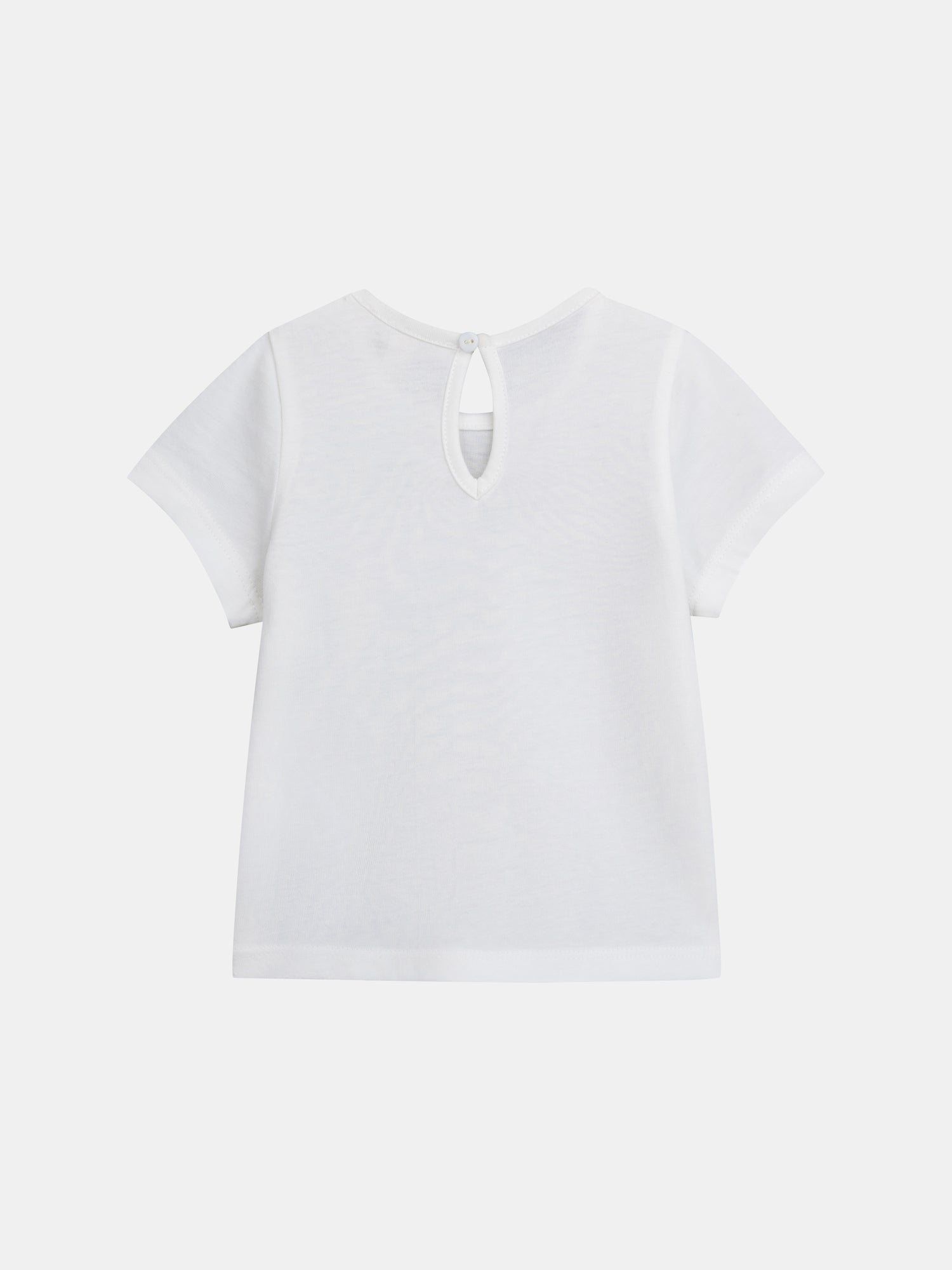 Tee Shirt Manches Courtes Ecru