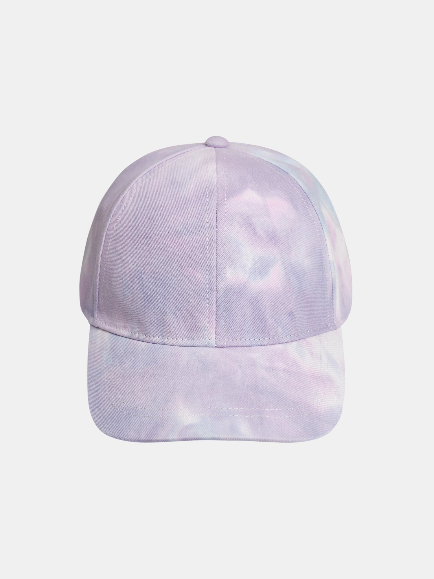 Purple tie-dye cap for girls