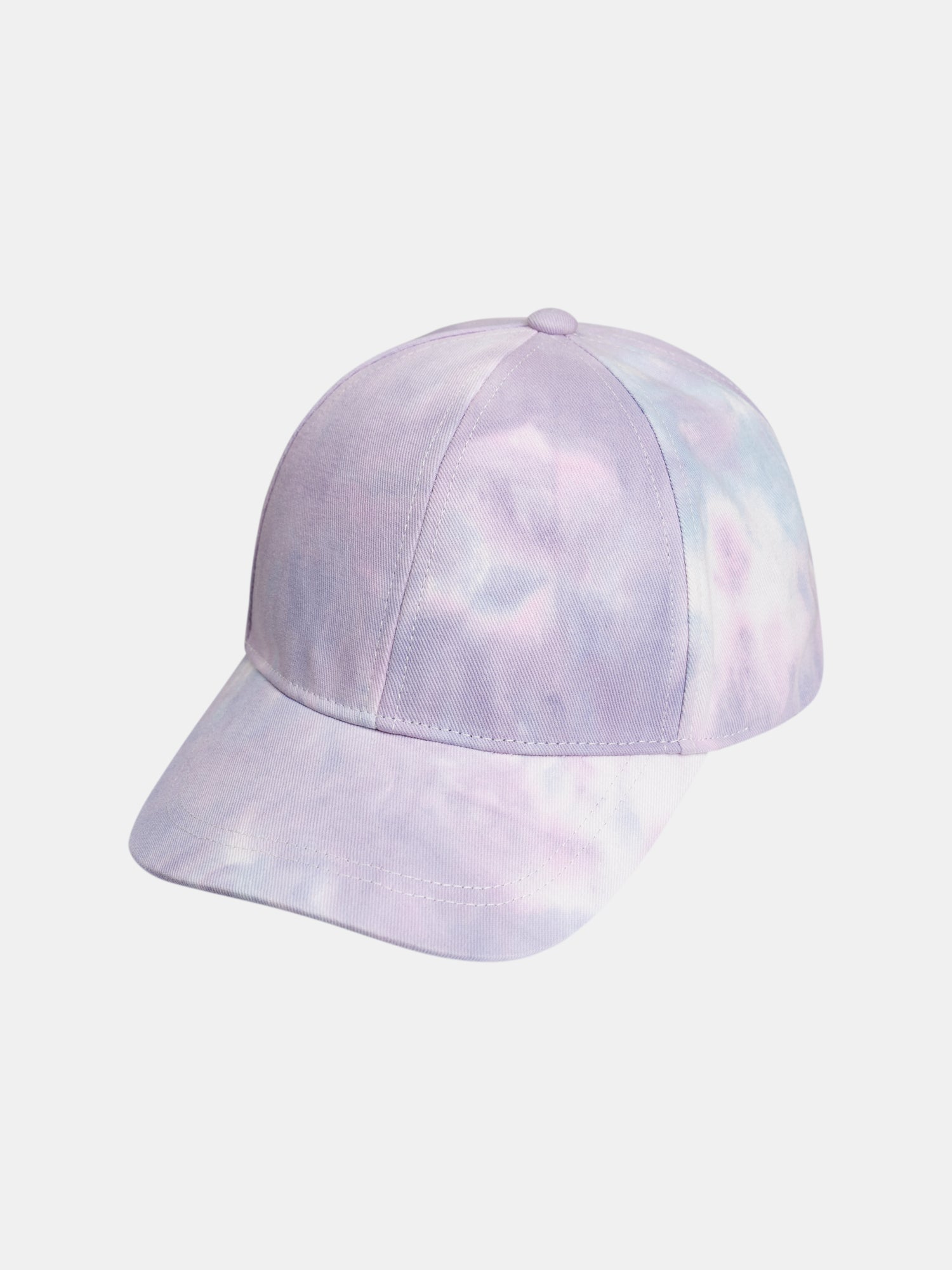 Purple tie-dye cap for girls