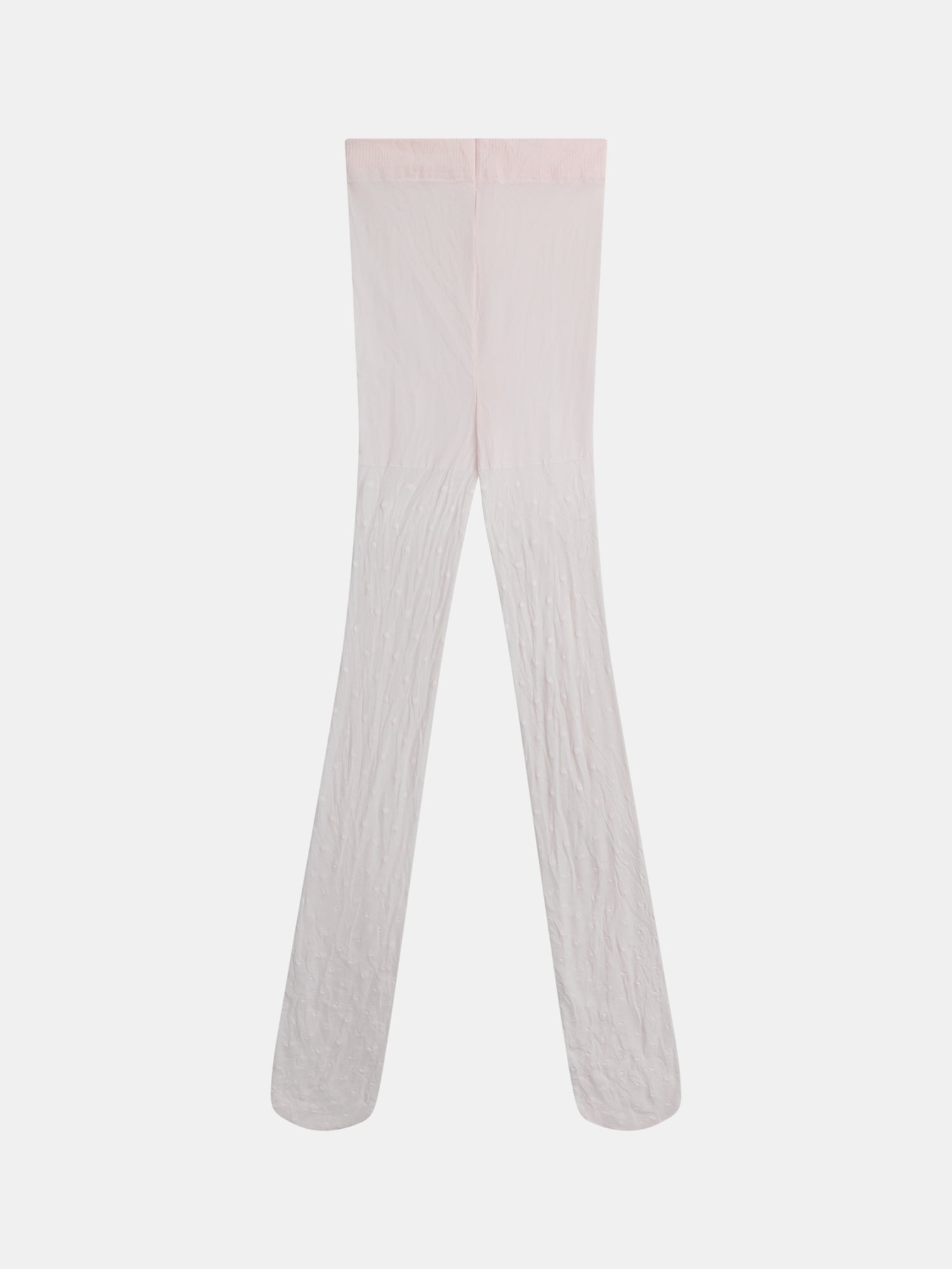 Pink Fine Tights with Dot Pattern for Girls