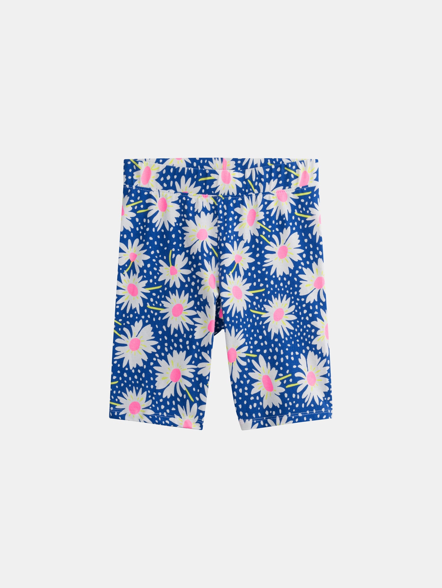Blue Flower Shorts for Girls