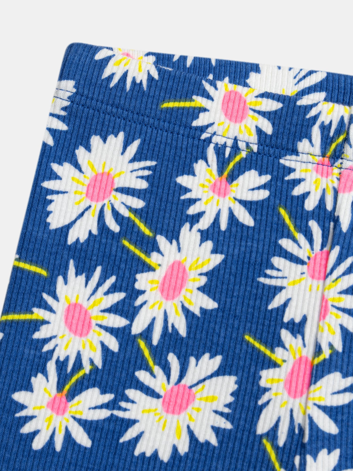 Blue Flower Leggings for Baby Girl