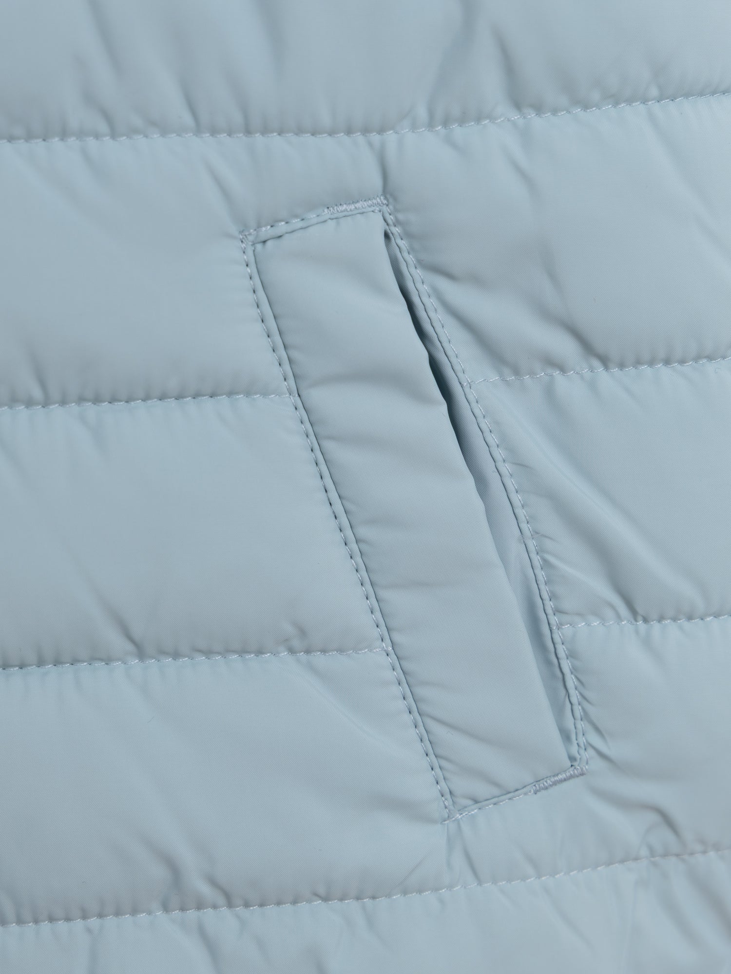 Reversible sleeveless down jacket for girls