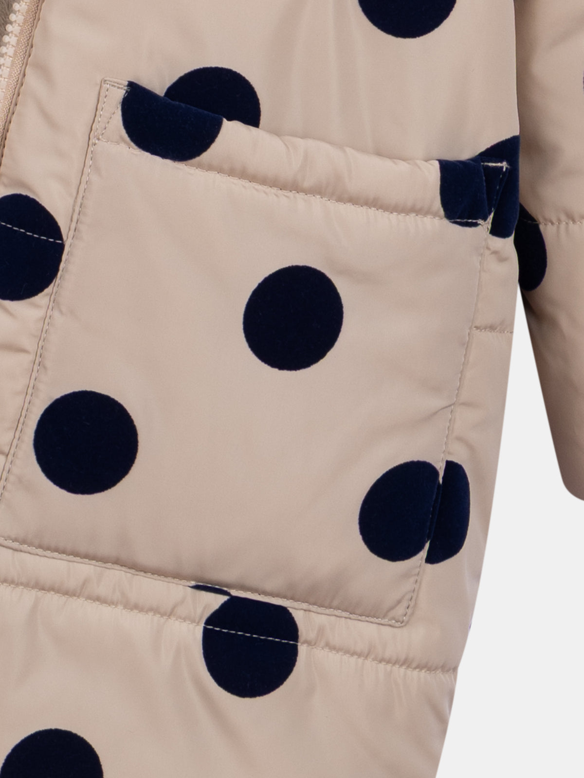 Reversible Polka Dot Parka for Girls