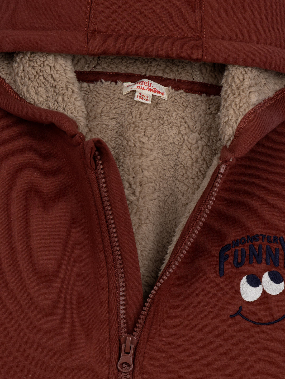 Warm Lined Hooded Vest for Boys