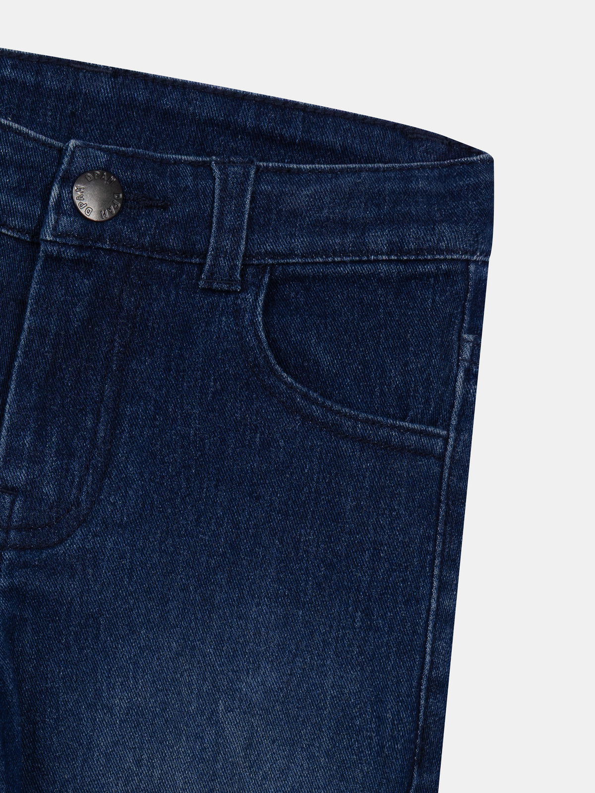 Blue denim jeans with pockets for boys