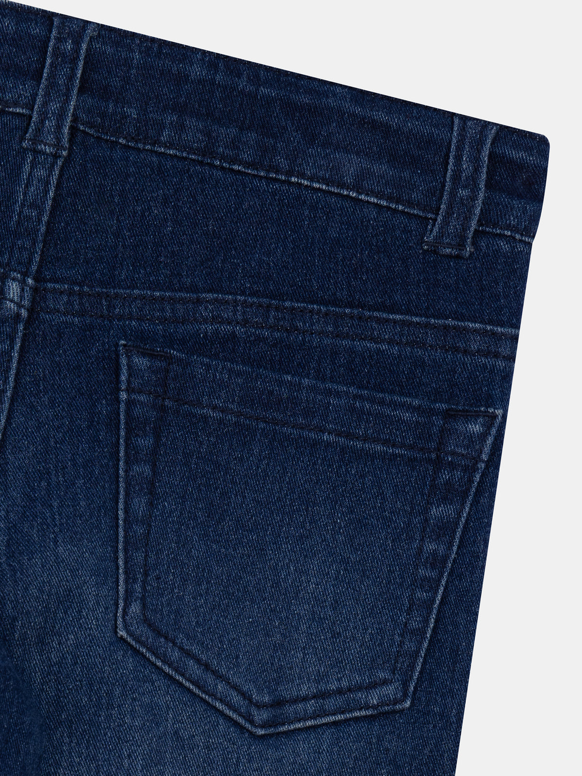 Blue denim jeans with pockets for boys