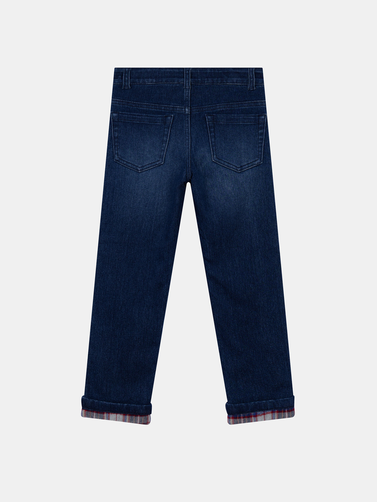 Blue denim jeans with pockets for boys