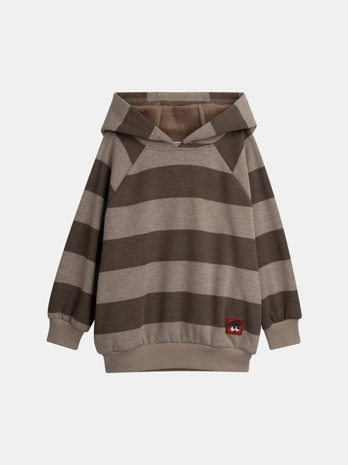 Striped sweatshirt with hood for boys