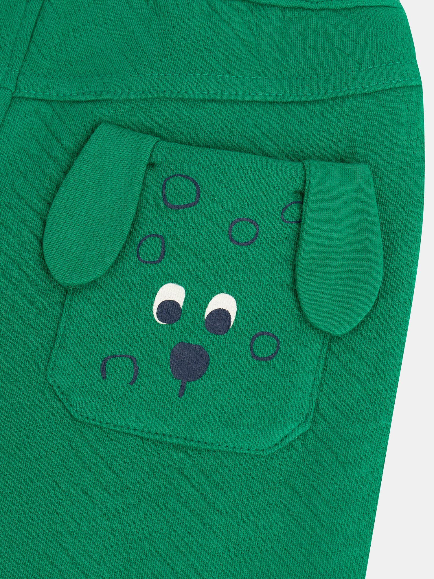Grass Green "ARTY SCHOOL" Pants for Baby Boys