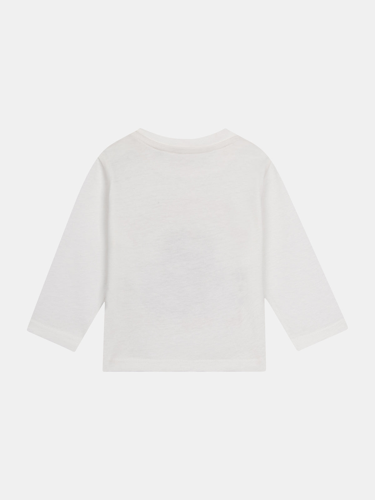 Ecru Long Sleeve T-Shirt "Monster in the City" for Baby Boys