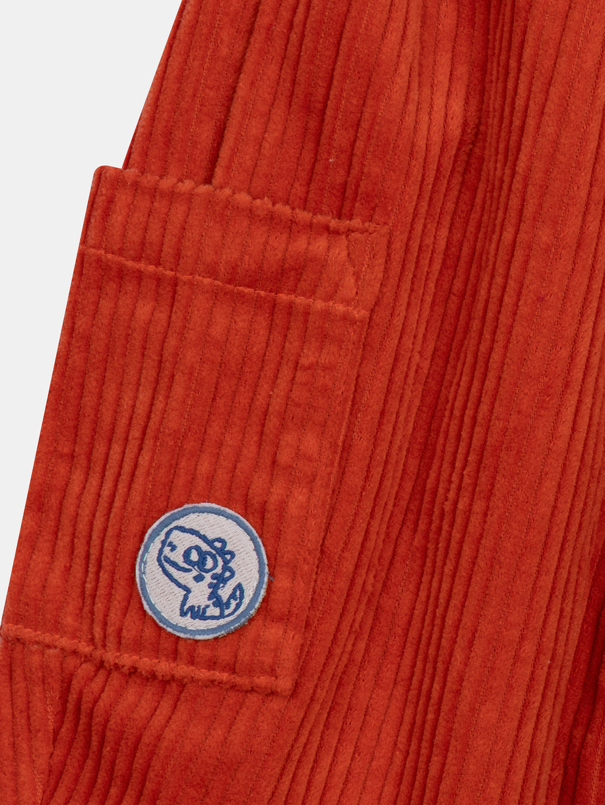 Rust Corduroy Pants "Baby Dino" for Baby Boy