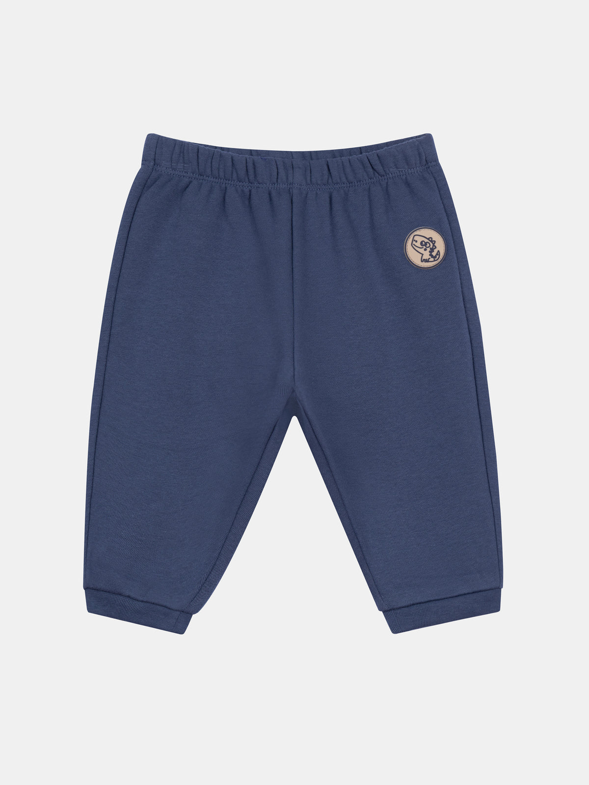 Ocean Blue Fleece Pants "Baby Dino" for Baby Boys