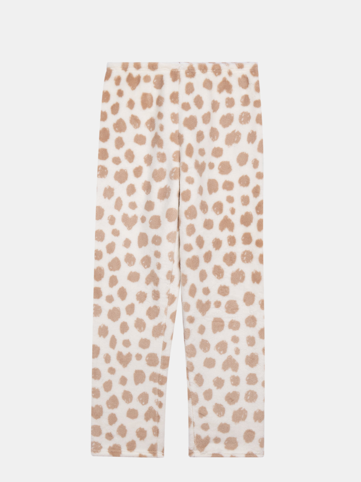 Cream pyjama "Leopard Head" for girl child