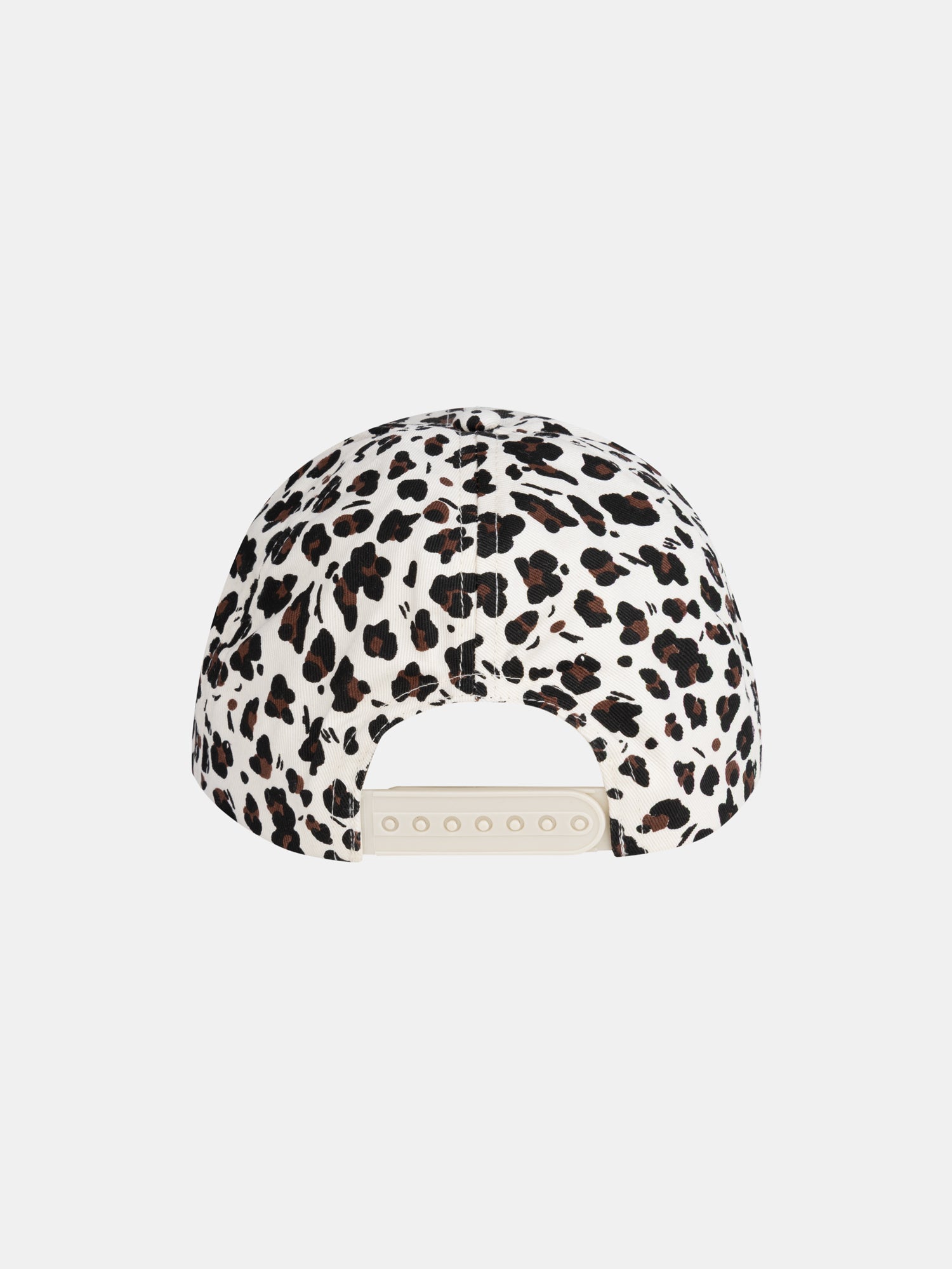 Cap with leopard print for girls