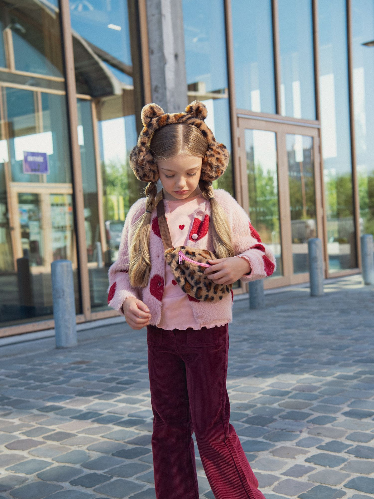 Purple Pocket Pants for Girls