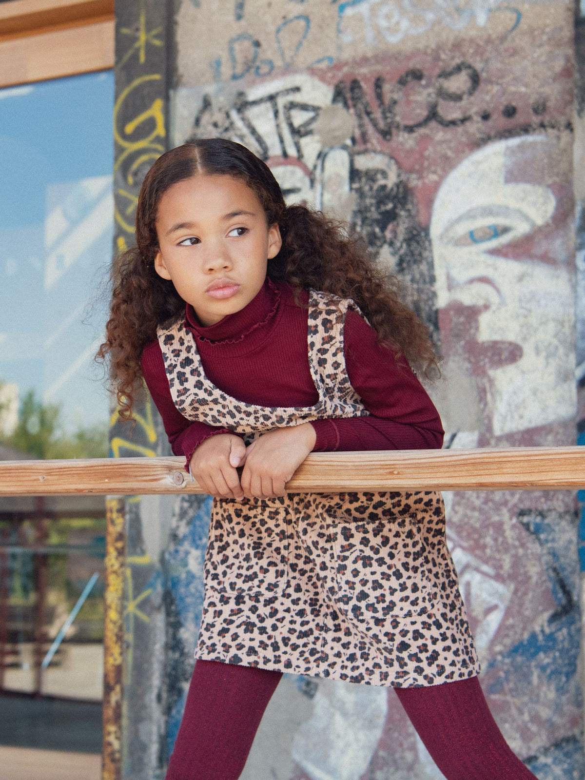 Leopard Print Dress for Girls