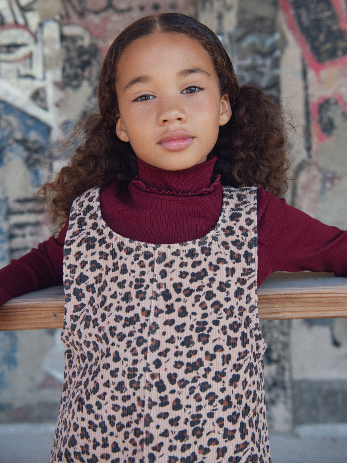 Leopard Print Dress for Girls