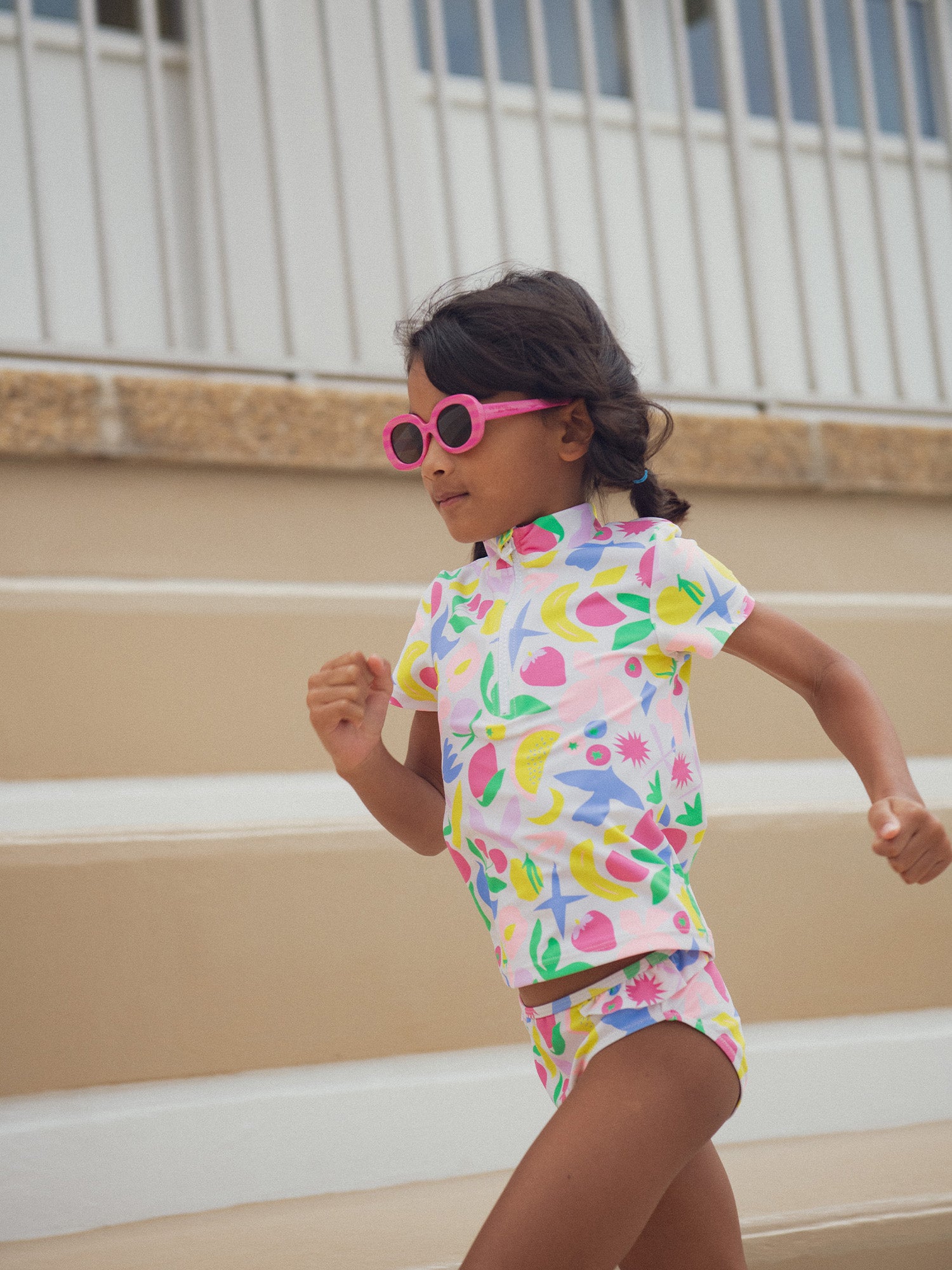 Pink bikini bottom for baby girls