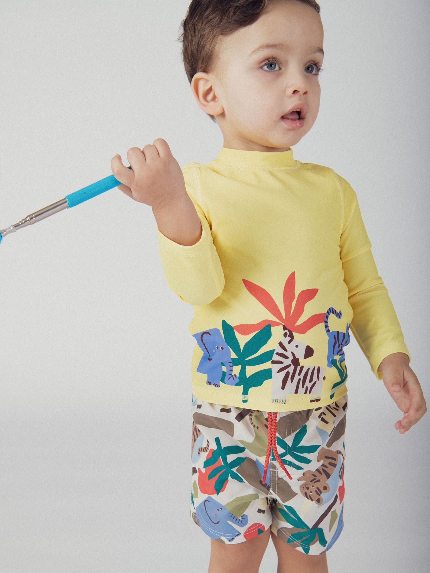Printed swim shorts for baby boy