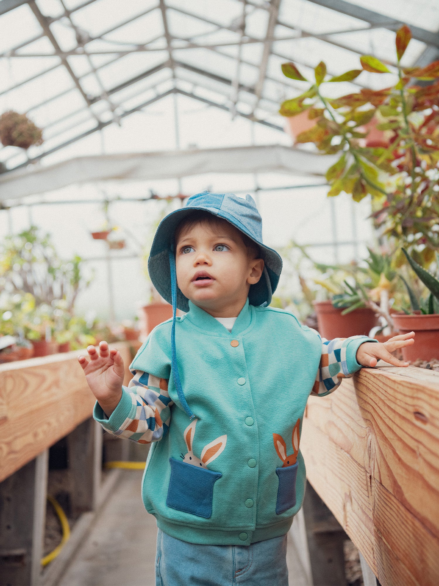 Rabbit Cardigan for Baby Boys