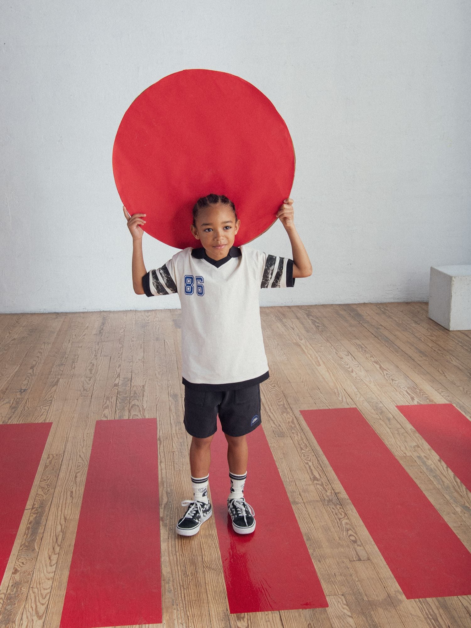 Beige T-shirt with T-Rex animation for boys
