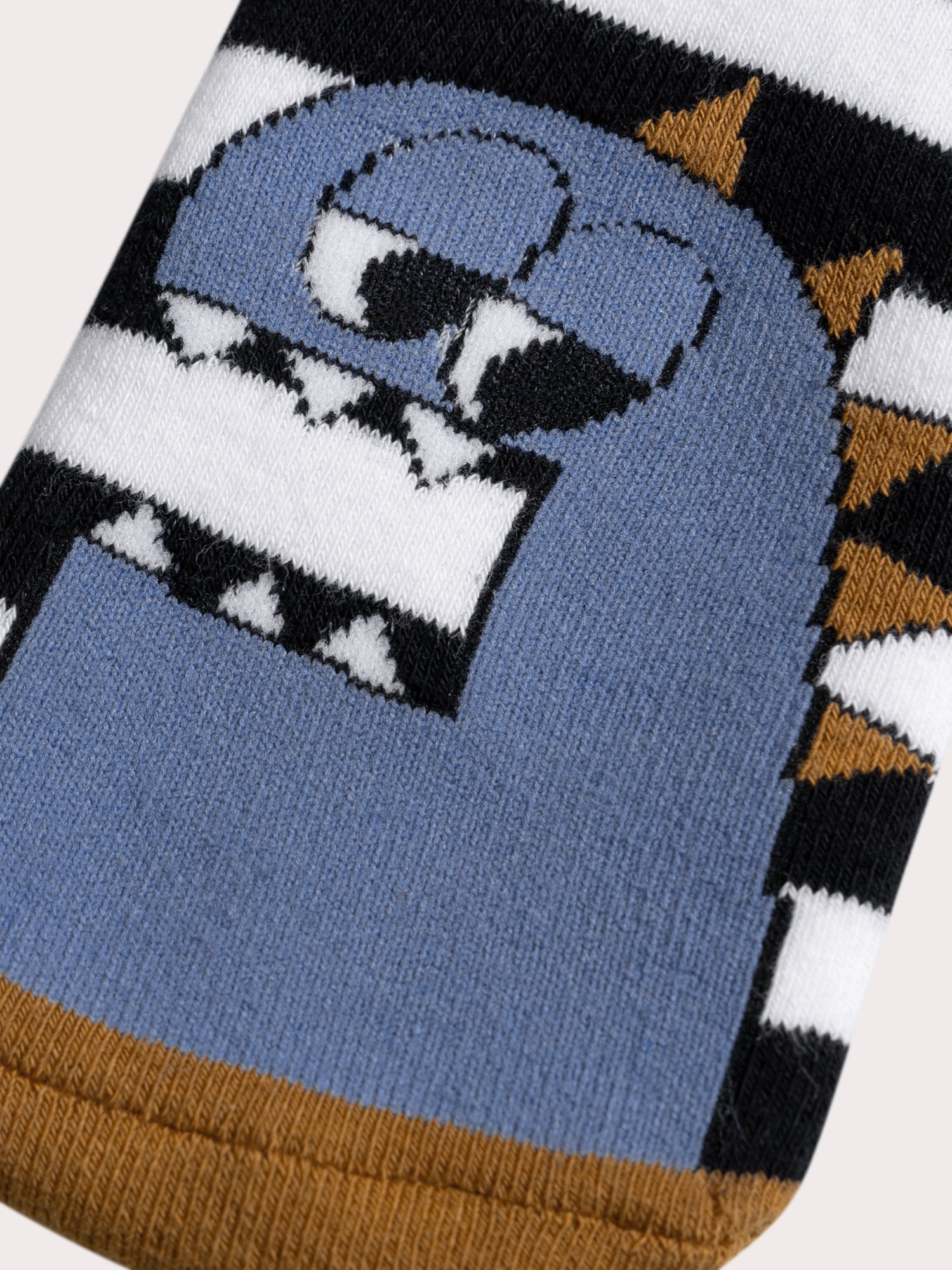 Warm anti-slip striped socks for boys