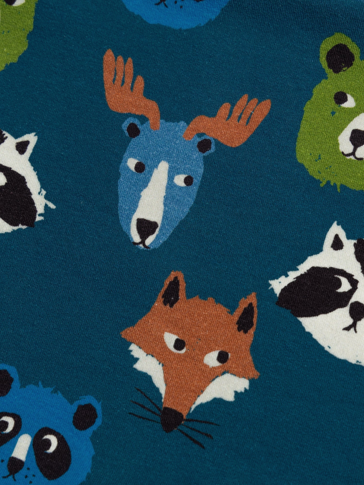 Blue Snood with Pattern for Boy