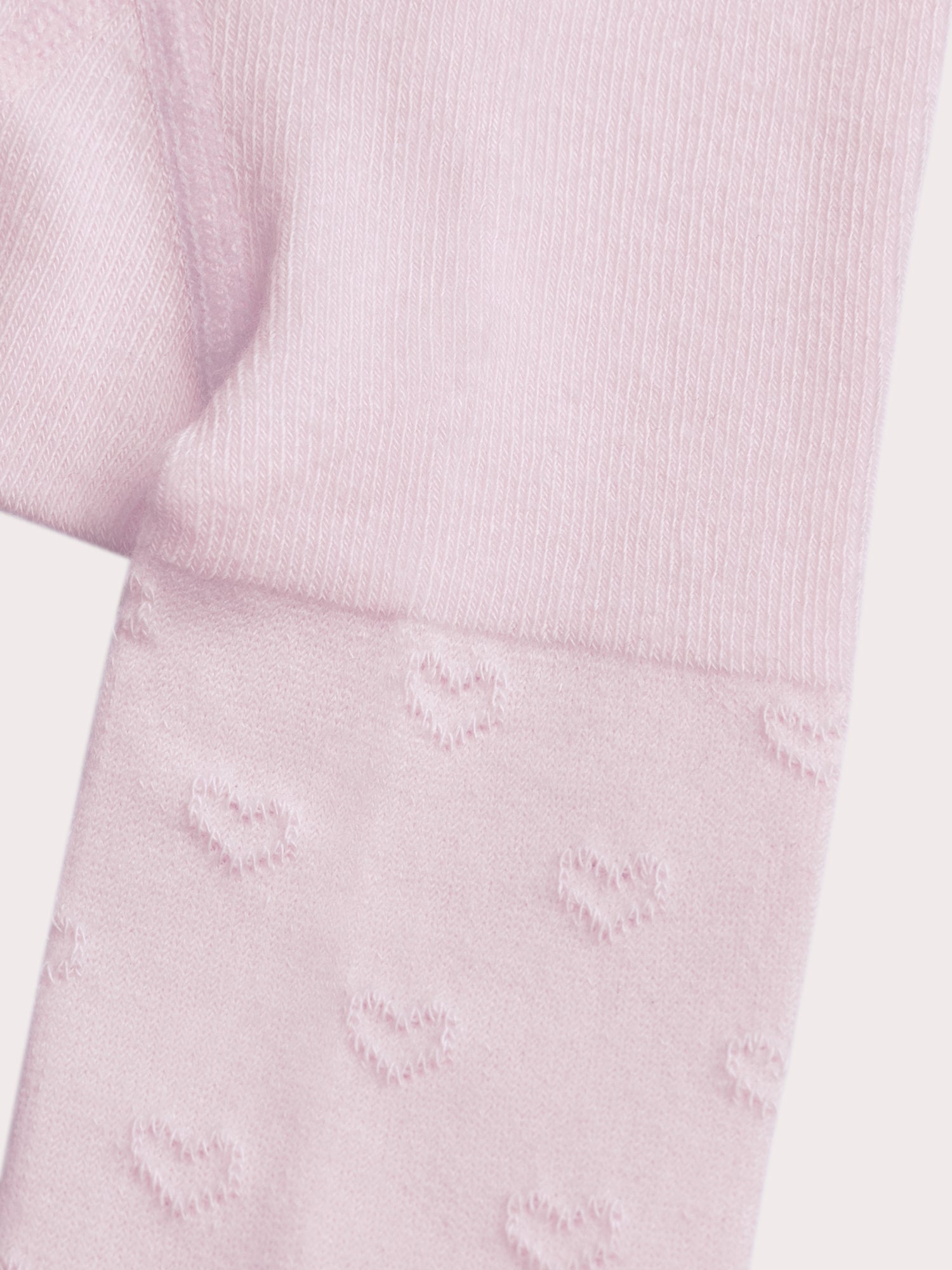 Pink Tights with Heart Cutouts for Baby Girl