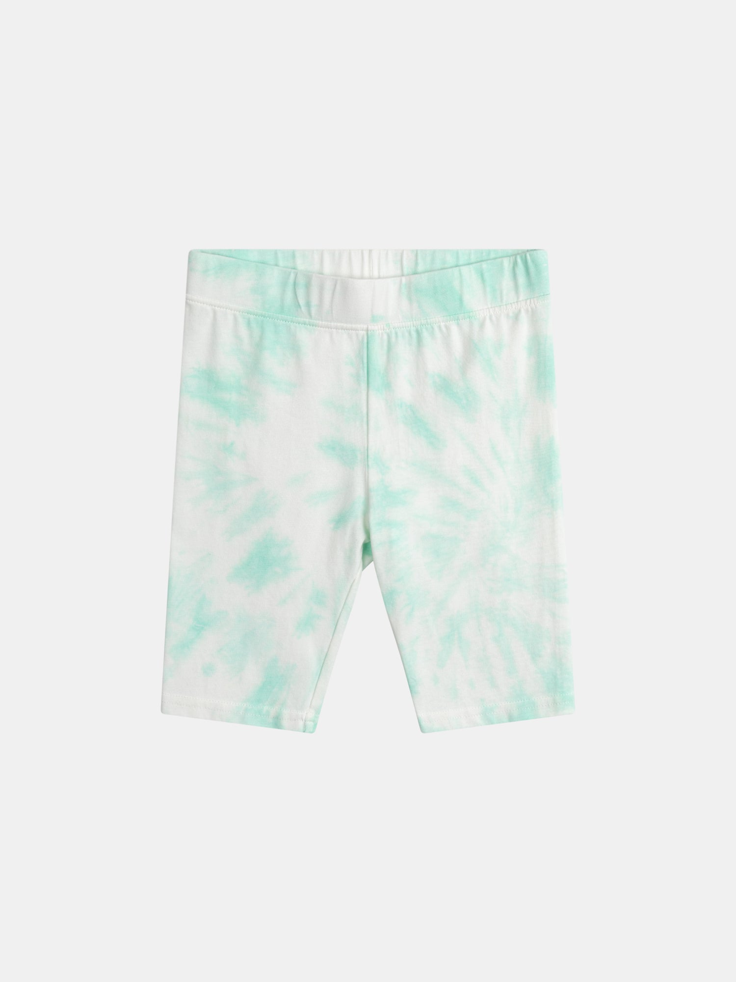 Blue Tie-Dye Cycling Shorts for Girls