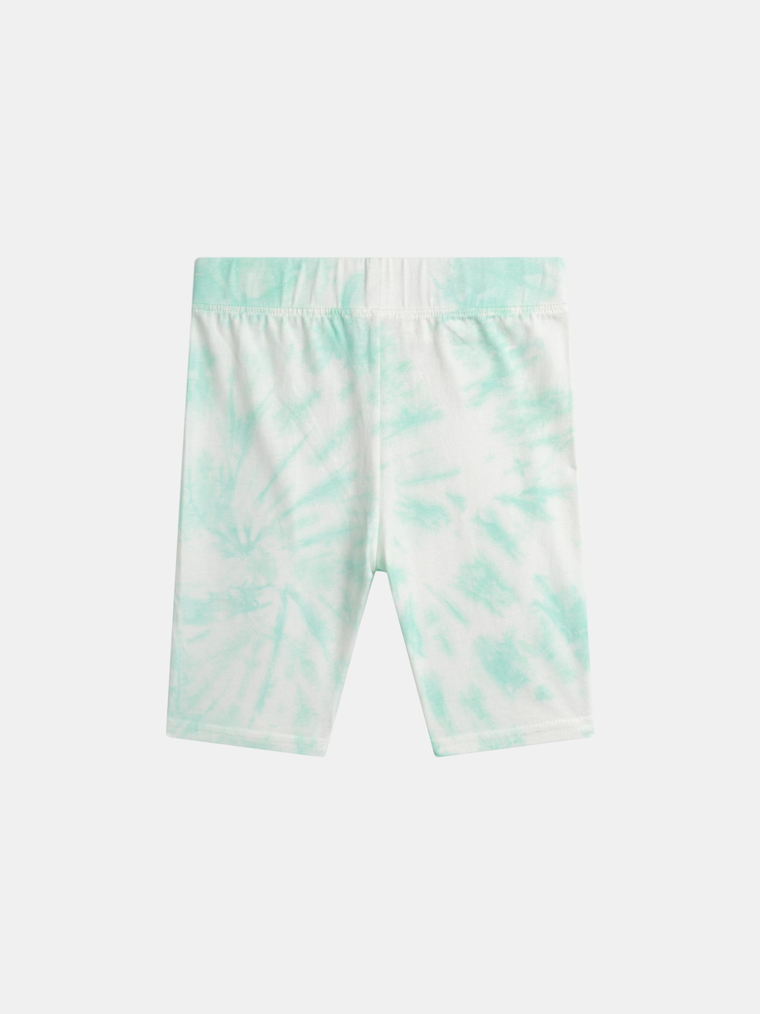 Blue Tie-Dye Cycling Shorts for Girls