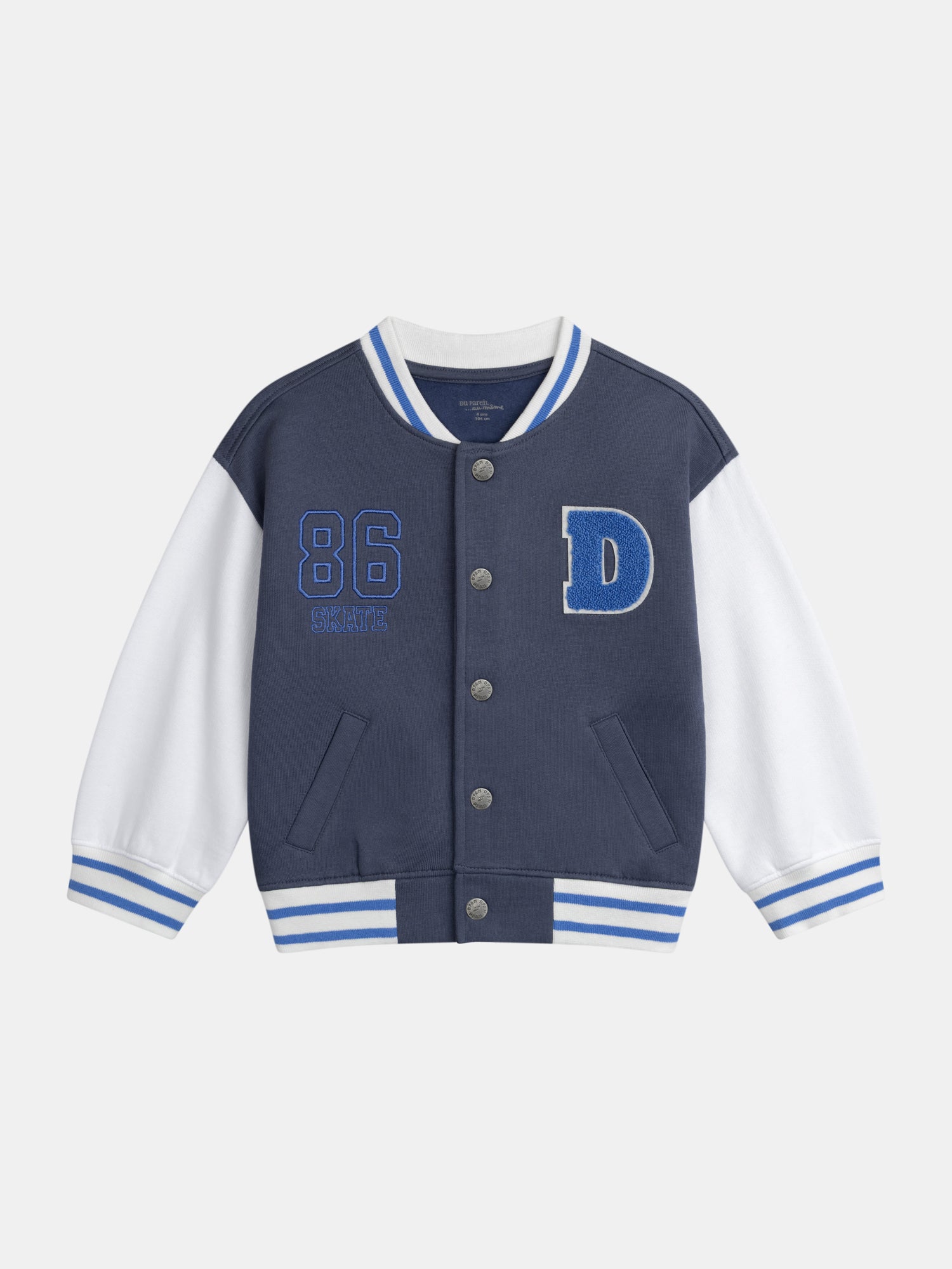 Blue Teddy patch D for boys