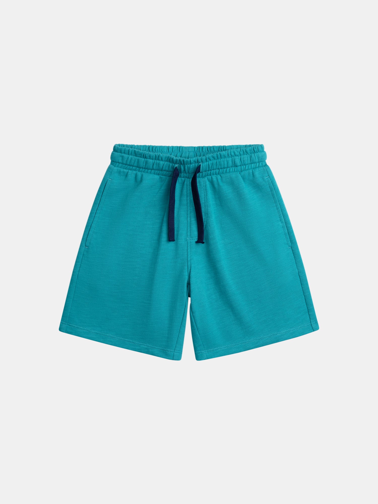 Turquoise Shorts with Pockets for Boys