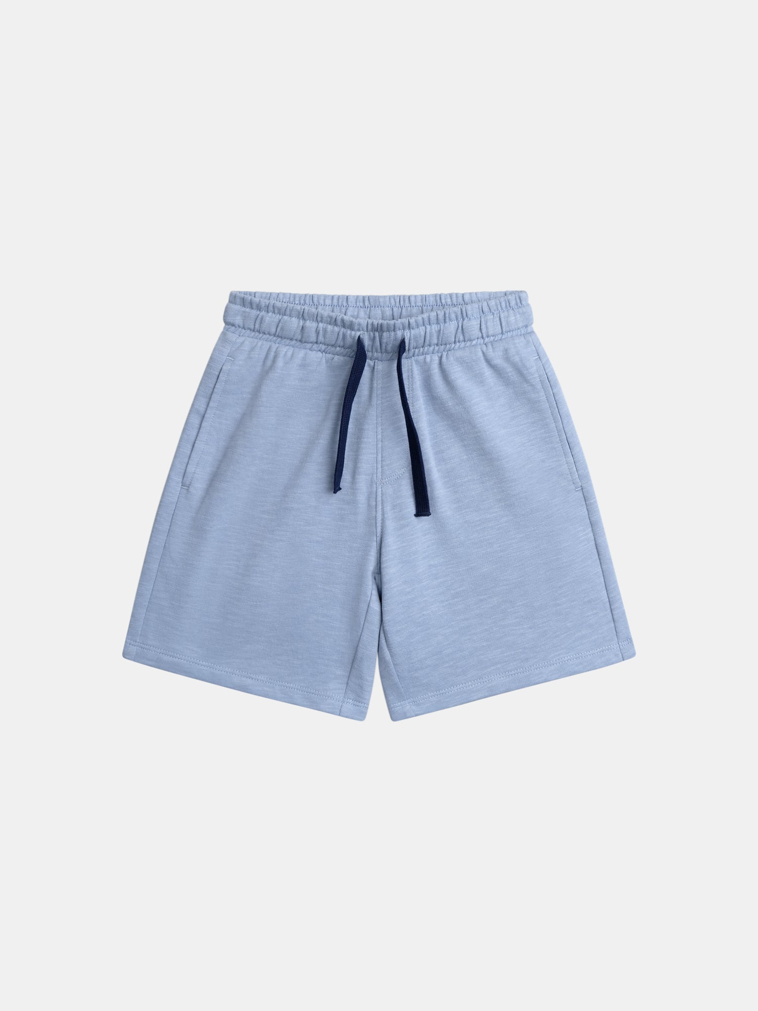 Blue Bermuda Shorts with Pockets for Boys