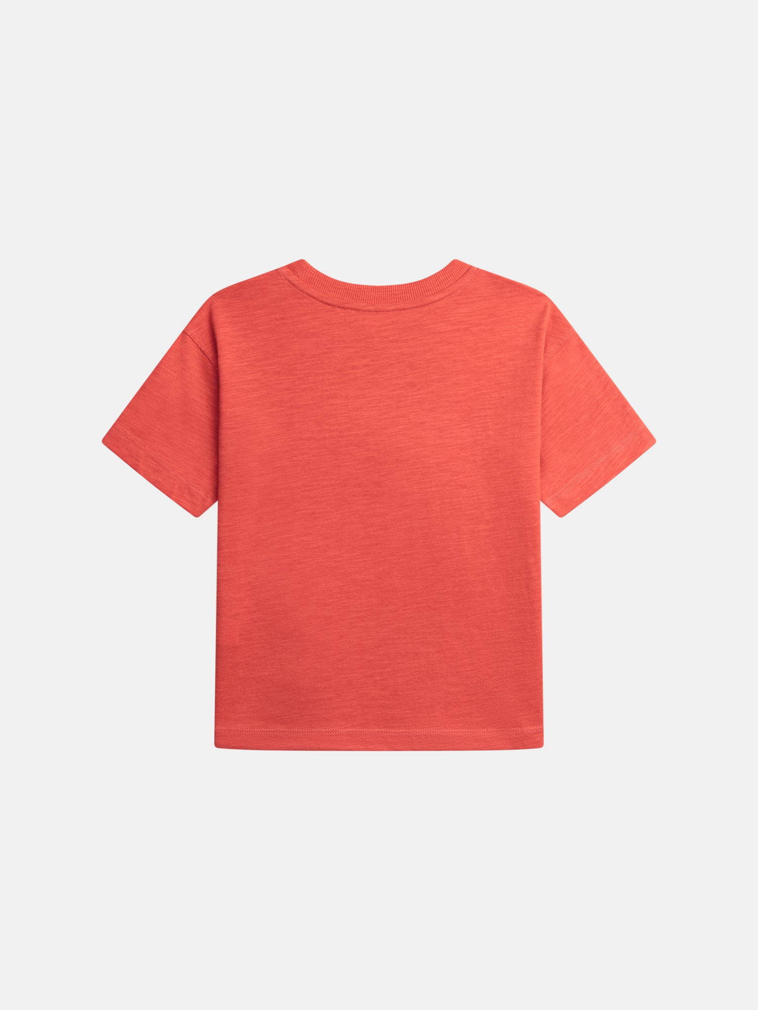 Red T-shirt with Sun Animation for Boys