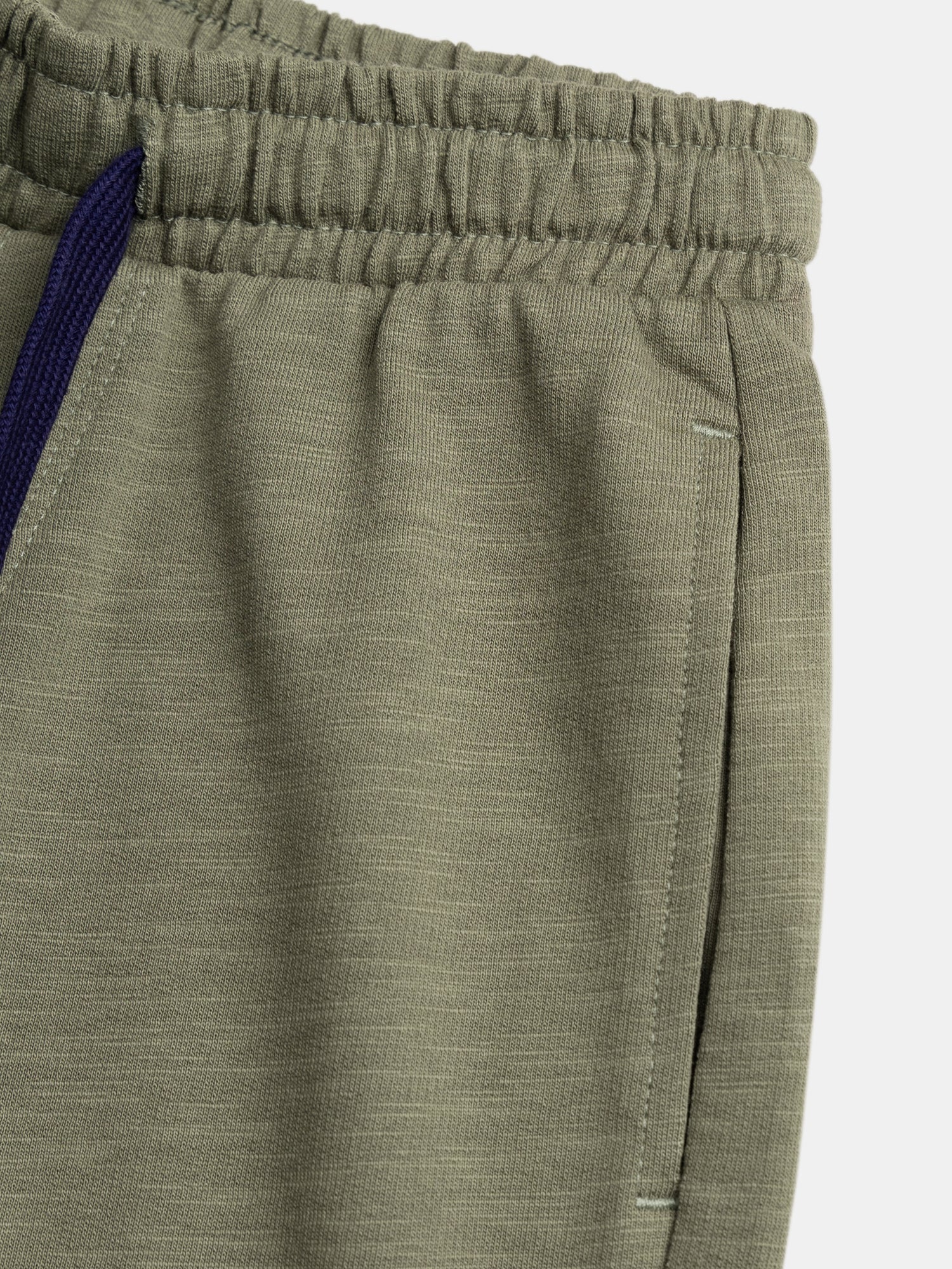 Khaki shorts with sun animation pockets for boys