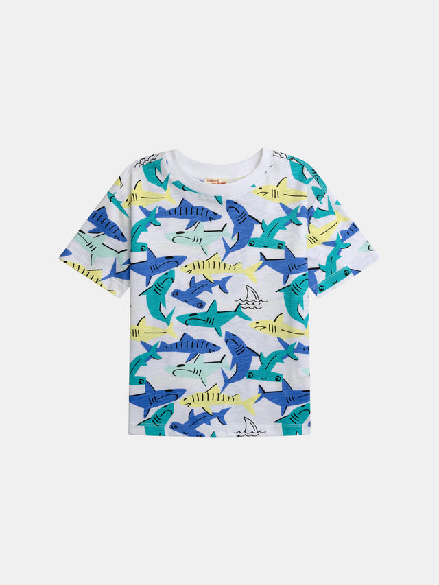 Tee Shirt Manches Courtes Blanc