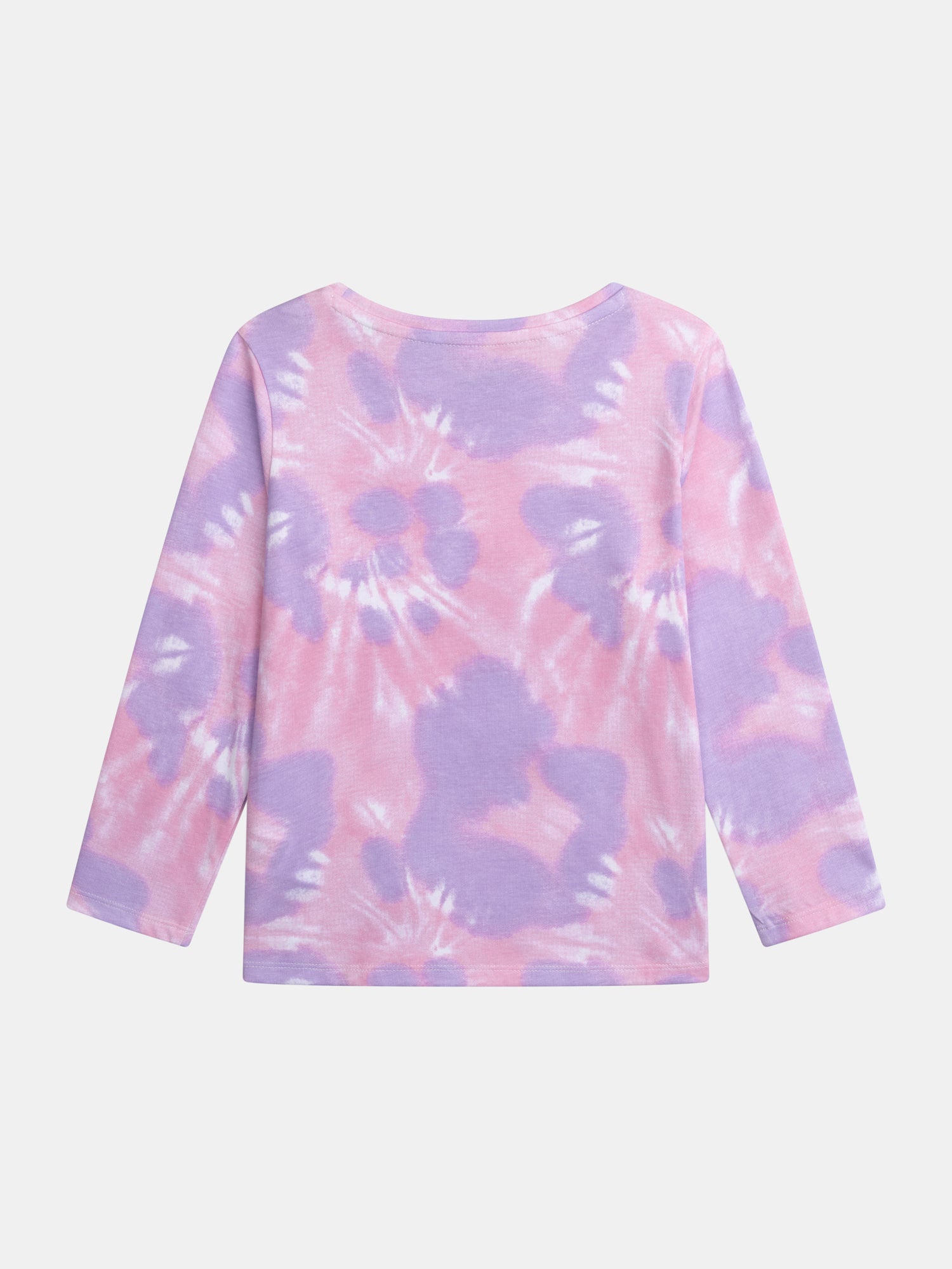 Purple Tie-Dye Pyjama with 'Poney Skateboarding Fever' for Girl